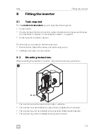 Предварительный просмотр 13 страницы Dometic MSI1812T Installation And Operating Manual