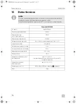 Preview for 76 page of Dometic MSI924M Installation And Operating Manual