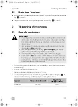 Preview for 139 page of Dometic MSI924M Installation And Operating Manual