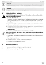 Preview for 54 page of Dometic MT NU 3600 Installation And Operating Manual