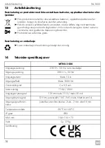 Preview for 78 page of Dometic MT NU 3600 Installation And Operating Manual