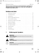 Предварительный просмотр 20 страницы Dometic MWO240 Operating Manual