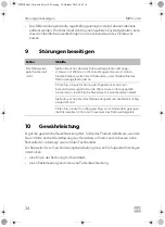 Предварительный просмотр 34 страницы Dometic MWO240 Operating Manual