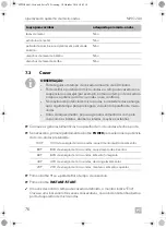 Предварительный просмотр 76 страницы Dometic MWO240 Operating Manual