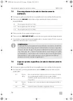 Предварительный просмотр 78 страницы Dometic MWO240 Operating Manual