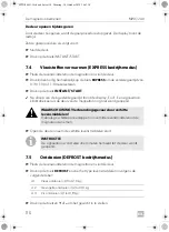 Предварительный просмотр 110 страницы Dometic MWO240 Operating Manual