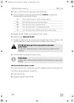 Предварительный просмотр 220 страницы Dometic MWO240 Operating Manual