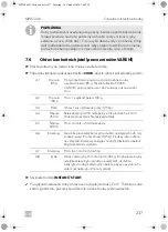 Предварительный просмотр 237 страницы Dometic MWO240 Operating Manual