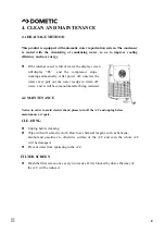 Предварительный просмотр 10 страницы Dometic MX1200C Installation And Operating Manual