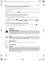 Предварительный просмотр 9 страницы Dometic MYFRIDGE MF1F Operating Manual