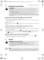 Предварительный просмотр 47 страницы Dometic MYFRIDGE MF1F Operating Manual