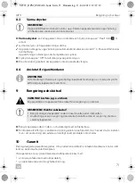 Предварительный просмотр 71 страницы Dometic MYFRIDGE MF1F Operating Manual