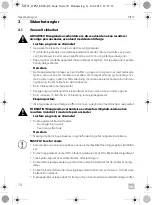 Предварительный просмотр 74 страницы Dometic MYFRIDGE MF1F Operating Manual