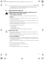 Предварительный просмотр 75 страницы Dometic MYFRIDGE MF1F Operating Manual