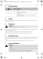 Предварительный просмотр 76 страницы Dometic MYFRIDGE MF1F Operating Manual