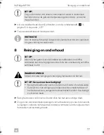 Preview for 77 page of Dometic myfridge mf5m Operating Manual