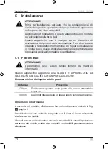 Preview for 12 page of Dometic OG200 Installation, Use And Maintenance Manual