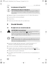 Preview for 107 page of Dometic ORIGO 1500 Operating Manual