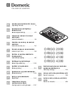 Preview for 1 page of Dometic ORIGO 2000 Operating Manual