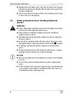 Preview for 8 page of Dometic ORIGO 2000 Operating Manual