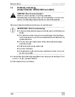 Preview for 122 page of Dometic ORIGO 2000 Operating Manual