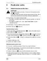 Preview for 211 page of Dometic ORIGO A100 Operating Manual