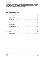 Preview for 5 page of Dometic ORIGO E100 Operating Manual