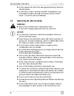 Preview for 8 page of Dometic ORIGO E100 Operating Manual