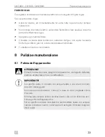 Preview for 23 page of Dometic OV1800 Installation, Use And Maintenance Manual