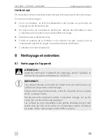 Preview for 55 page of Dometic OV1800 Installation, Use And Maintenance Manual