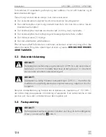 Preview for 126 page of Dometic OV1800 Installation, Use And Maintenance Manual