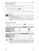 Preview for 131 page of Dometic OV1800 Installation, Use And Maintenance Manual