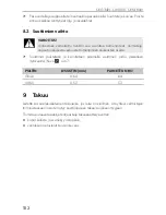 Preview for 152 page of Dometic OV1800 Installation, Use And Maintenance Manual