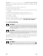 Preview for 174 page of Dometic OV1800 Installation, Use And Maintenance Manual