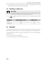 Preview for 184 page of Dometic OV1800 Installation, Use And Maintenance Manual