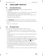 Preview for 40 page of Dometic PERFECTPOWER 
 DCC2424-40 Installation And Operating Manual