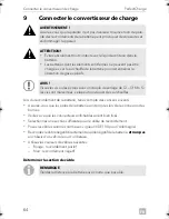 Preview for 64 page of Dometic PERFECTPOWER 
 DCC2424-40 Installation And Operating Manual