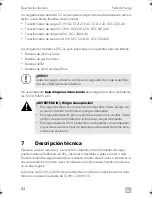 Preview for 82 page of Dometic PERFECTPOWER 
 DCC2424-40 Installation And Operating Manual