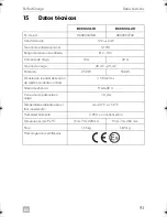 Preview for 93 page of Dometic PERFECTPOWER 
 DCC2424-40 Installation And Operating Manual