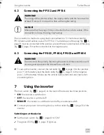 Preview for 12 page of Dometic PERFECTPOWER PP152 Operating Manual