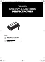 Preview for 1 page of Dometic PERFECTPOWER PP604 Installation And Operating Manual