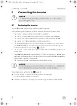 Preview for 10 page of Dometic PERFECTPOWER PP604 Installation And Operating Manual