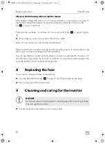 Preview for 12 page of Dometic PERFECTPOWER PP604 Installation And Operating Manual