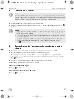 Preview for 47 page of Dometic PerfectView CAM301 Installation And Operating Manual