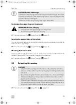 Предварительный просмотр 15 страницы Dometic PERFECTWALL PW1100 Operating Manual