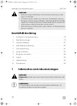 Предварительный просмотр 78 страницы Dometic PERFECTWALL PW1100 Operating Manual