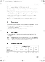 Предварительный просмотр 118 страницы Dometic PERFECTWALL PW1100 Operating Manual