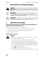 Предварительный просмотр 133 страницы Dometic PerfectWall PW1750 Operating Manual