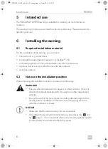 Preview for 8 page of Dometic PERFECTWALL PW3800 Installation Manua