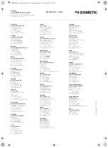 Preview for 178 page of Dometic PERFECTWALL PW3800 Installation Manua